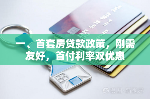 一、首套房贷款政策,刚需友好,首付利率双优惠