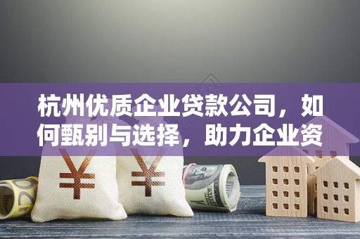 杭州优质企业贷款公司,如何甄别与选择,助力企业资金难题
