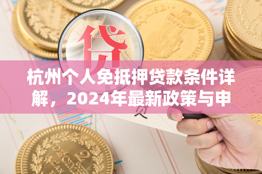 杭州个人免抵押贷款条件详解,2024年最新政策与申请指南