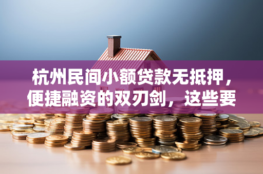 杭州民间小额贷款无抵押,便捷融资的双刃剑,这些要点需牢记