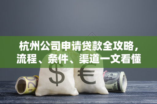 杭州公司申请贷款全攻略,流程、条件、渠道一文看懂