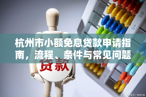 杭州市小额免息贷款申请指南,流程、条件与常见问题全解析