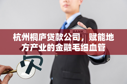 杭州桐庐贷款公司，赋能地方产业的金融毛细血管