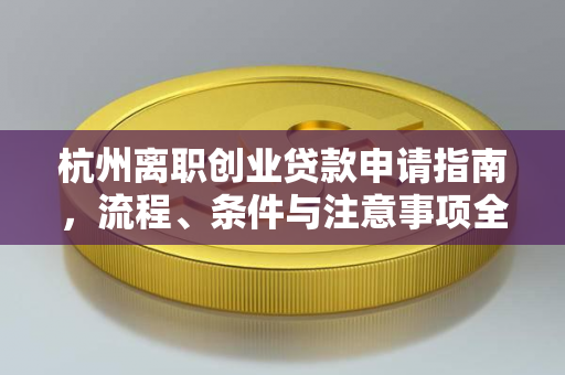 杭州离职创业贷款申请指南,流程、条件与注意事项全解析