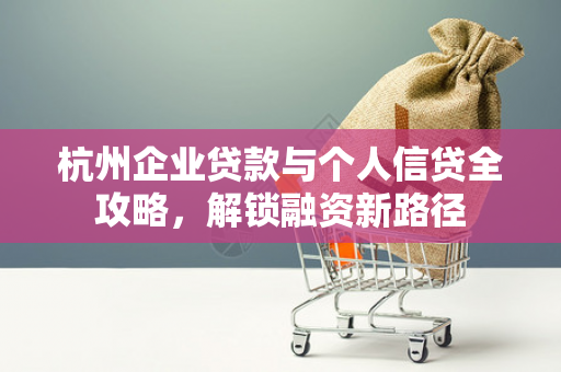 杭州企业贷款与个人信贷全攻略,解锁融资新路径 杭州企业贷款与个人信贷全攻略,解锁融资新路径