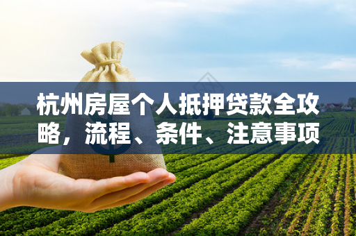 杭州房屋个人抵押贷款全攻略,流程、条件、注意事项一文掌握