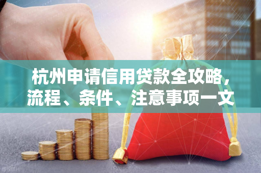 杭州申请信用贷款全攻略,流程、条件、注意事项一文读懂