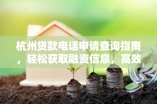 杭州贷款电话申请查询指南,轻松获取融资信息,高效解决资金需求
