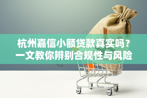 杭州嘉信小额贷款真实吗?一文教你辨别合规性与风险