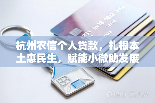 杭州农信个人贷款,扎根本土惠民生,赋能小微助发展