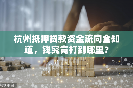 杭州抵押贷款资金流向全知道,钱究竟打到哪里?
