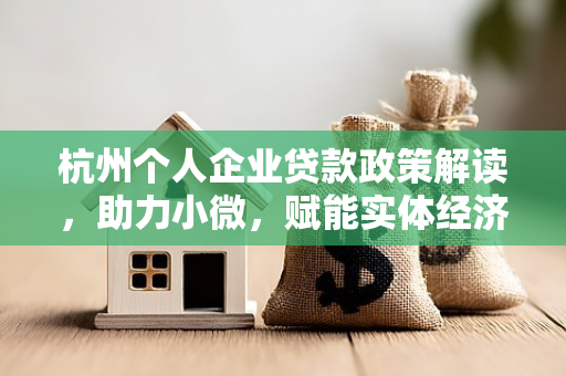 杭州个人企业贷款政策解读,助力小微,赋能实体经济新活力