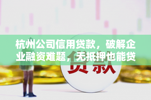 杭州公司信用贷款,破解企业融资难题,无抵押也能贷动发展