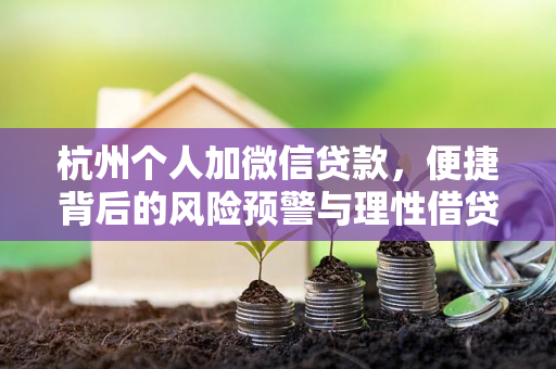 杭州个人加微信贷款,便捷背后的风险预警与理性借贷指南