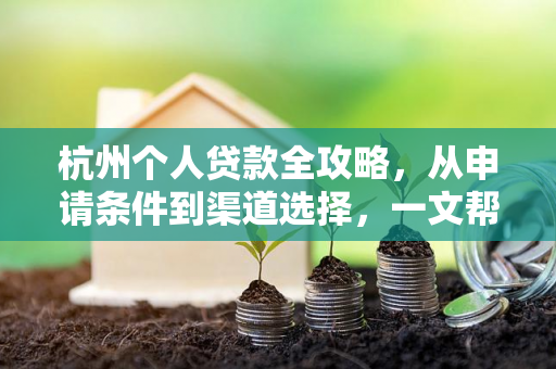 杭州个人贷款全攻略,从申请条件到渠道选择,一文帮你避坑!