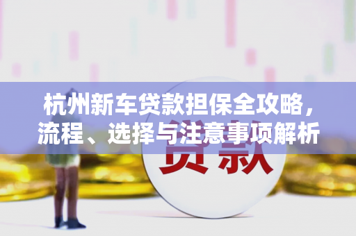 杭州新车贷款担保全攻略,流程、选择与注意事项解析