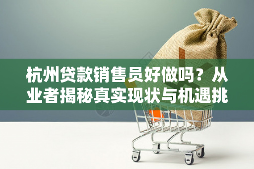 杭州贷款销售员好做吗？从业者揭秘真实现状与机遇挑战
