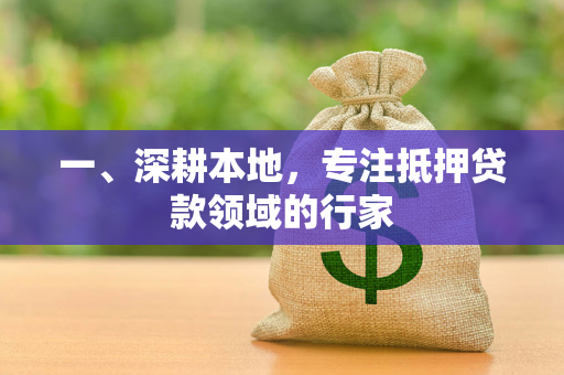 一、深耕本地,专注抵押贷款领域的行家