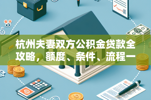 杭州夫妻双方公积金贷款全攻略,额度、条件、流程一文读懂 杭州夫妻双方公积金贷款全攻略,额度、条件、流程一文读懂
