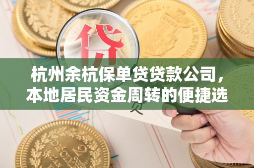 杭州余杭保单贷贷款公司,本地居民资金周转的便捷选择