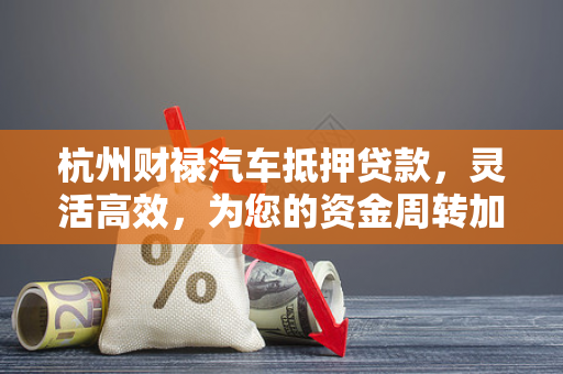 杭州财禄汽车抵押贷款,灵活高效,为您的资金周转加油