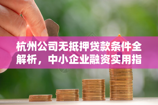 杭州公司无抵押贷款条件全解析,中小企业融资实用指南 杭州公司无抵押贷款条件全解析,中小企业融资实用指南