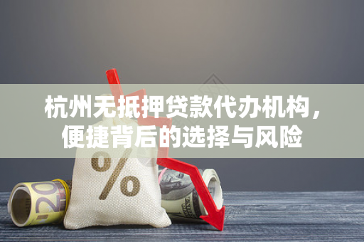 杭州无抵押贷款代办机构,便捷背后的选择与风险
