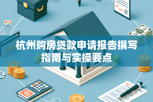 杭州购房贷款申请报告撰写指南与实操要点
