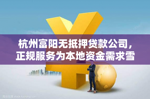 杭州富阳无抵押贷款公司,正规服务为本地资金需求雪中送炭