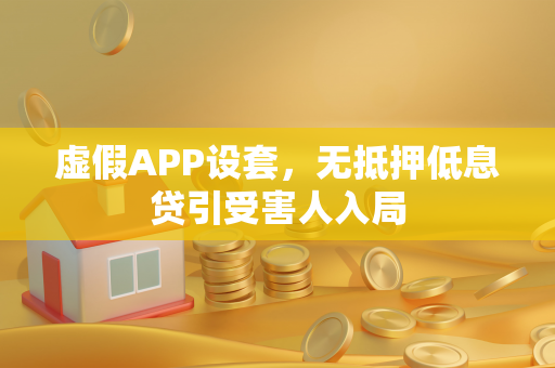 虚假APP设套,无抵押低息贷引受害人入局