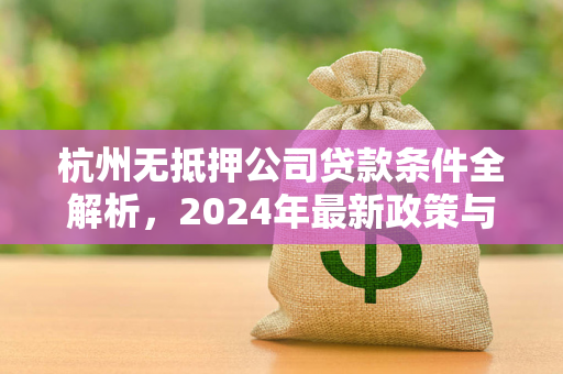 杭州无抵押公司贷款条件全解析,2024年最新政策与申请指南