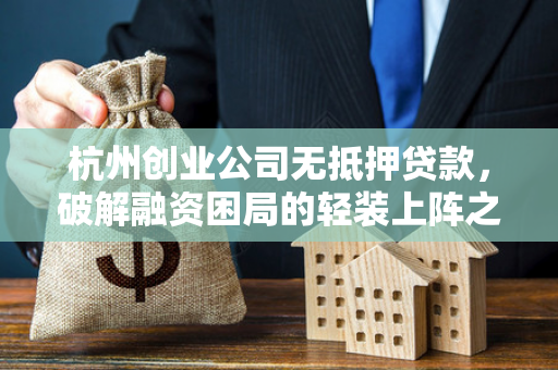 杭州创业公司无抵押贷款,破解融资困局的轻装上阵之道