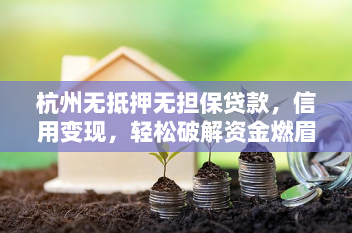 杭州无抵押无担保贷款，信用变现，轻松破解资金燃眉之急
