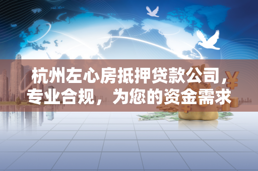 杭州左心房抵押贷款公司,专业合规,为您的资金需求保驾护航 杭州左心房抵押贷款公司,专业合规,为您的资金需求保驾护航