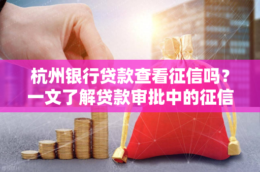杭州银行贷款查看征信吗?一文了解贷款审批中的征信作用