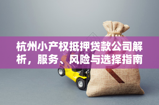 杭州小产权抵押贷款公司解析,服务、风险与选择指南 杭州小产权抵押贷款公司解析,服务、风险与选择指南
