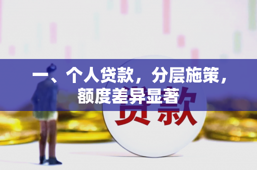 一、个人贷款,分层施策,额度差异显著