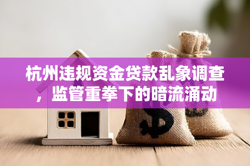 杭州违规资金贷款乱象调查,监管重拳下的暗流涌动