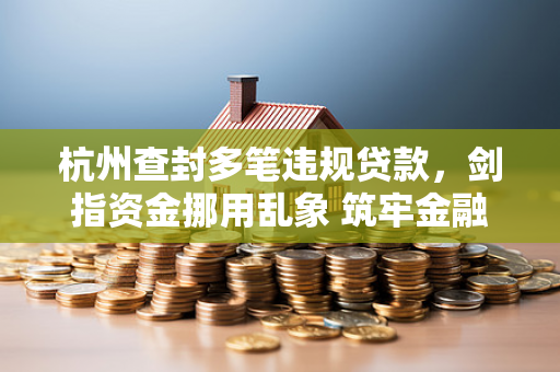 杭州查封多笔违规贷款,剑指资金挪用乱象 筑牢金融安全防线