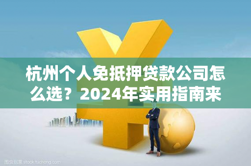 杭州个人免抵押贷款公司怎么选?2024年实用指南来了!