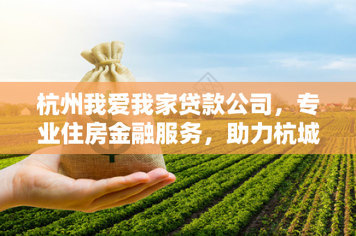 杭州我爱我家贷款公司，专业住房金融服务，助力杭城安居梦