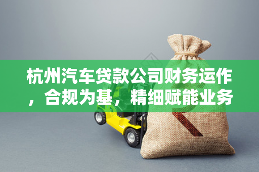 杭州汽车贷款公司财务运作,合规为基,精细赋能业务增长 杭州汽车贷款公司财务运作,合规为基,精细赋能业务增长