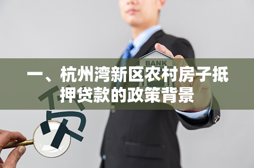 一、杭州湾新区农村房子抵押贷款的政策背景