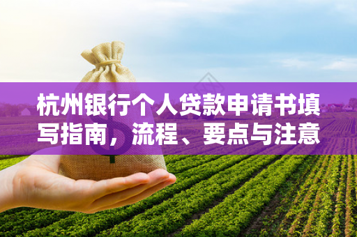 杭州银行个人贷款申请书填写指南，流程、要点与注意事项