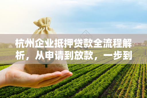 杭州企业抵押贷款全流程解析,从申请到放款,一步到位 杭州企业抵押贷款全流程解析,从申请到放款,一步到位