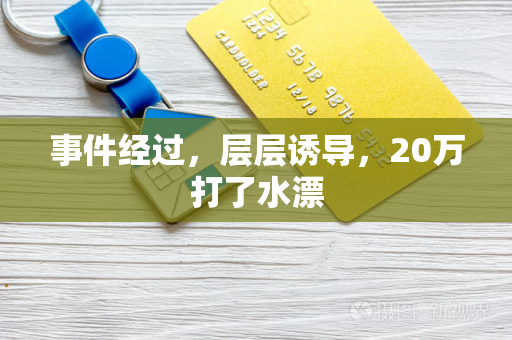 事件经过,层层诱导,20万打了水漂