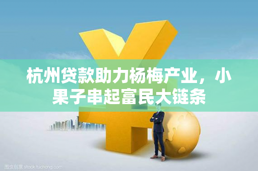 杭州贷款助力杨梅产业,小果子串起富民大链条 杭州贷款助力杨梅产业,小果子串起富民大链条