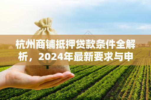 杭州商铺抵押贷款条件全解析,2024年最新要求与申请指南 杭州商铺抵押贷款条件全解析,2024年最新要求与申请指南