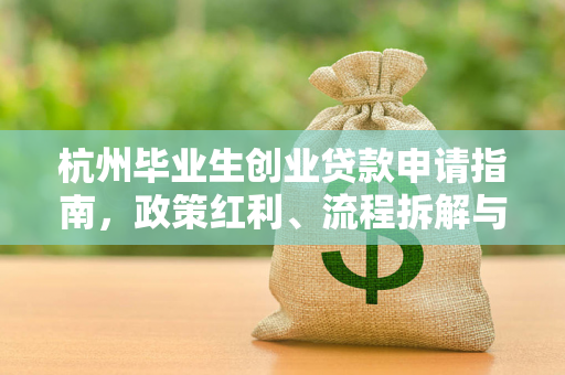 杭州毕业生创业贷款申请指南,政策红利、流程拆解与避坑要点 杭州毕业生创业贷款申请指南,政策红利、流程拆解与避坑要点