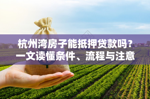 杭州湾房子能抵押贷款吗?一文读懂条件、流程与注意事项